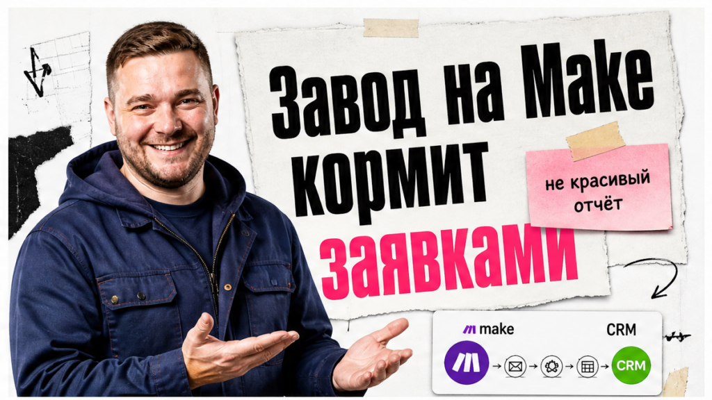 Контент-завод на Make кормит заявками, а не отчётами