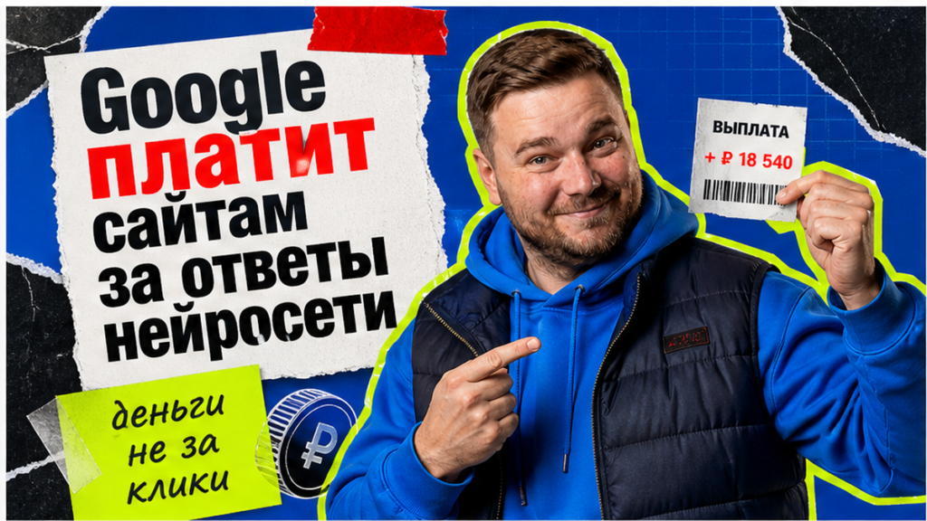 Иллюстрация: Google платит сайтам за вклад в ответы нейросети, а не за клики